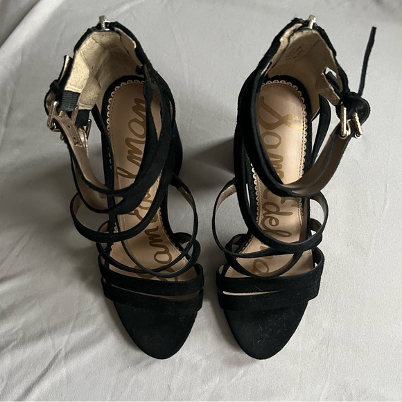 Sam Edelman Black Strappy Block Heel - Picture 5 of 6